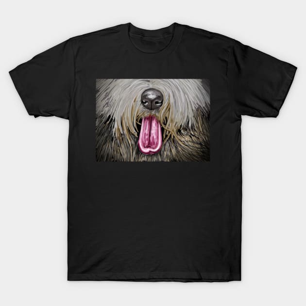 Old English Sheepdog T-Shirt by Zodiart